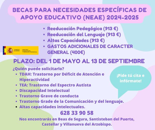 Becas NEAE 2024-2025